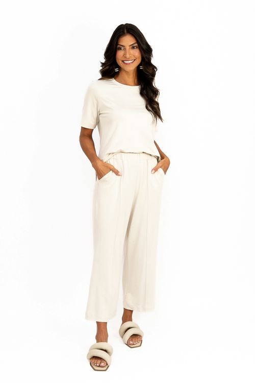 CALCA PANTACOURT BOSSA BAUNILHA